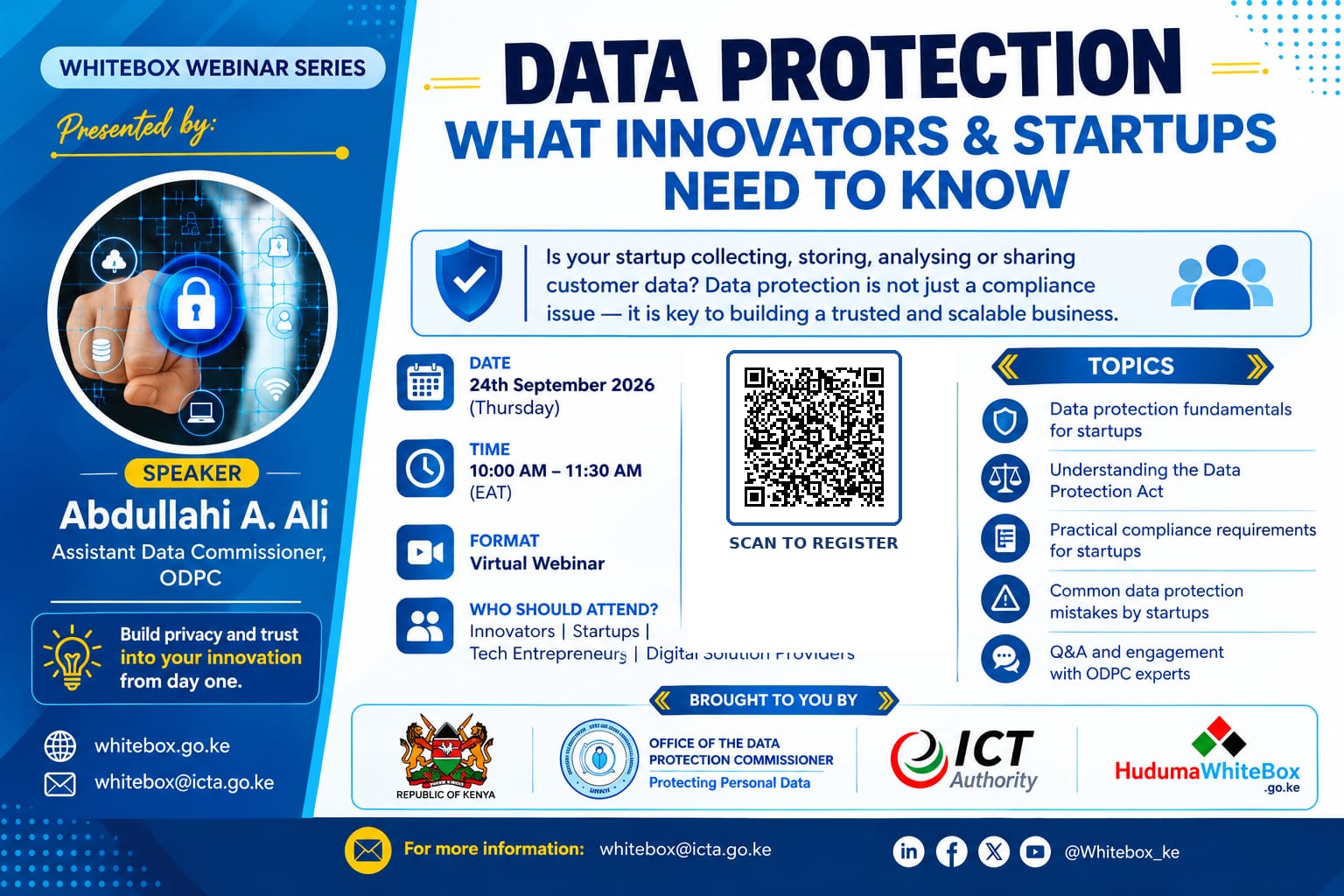 Data Protection for Innovators poster